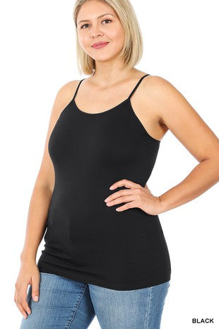 DULUTH SEAMLESS ADJUSTABLE STRAP CAMI TOTAL BODY LENGTH