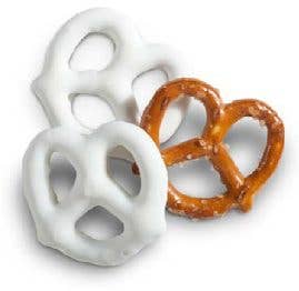 Pocketsnak-White Frosted Pretzels, 6 oz. bag