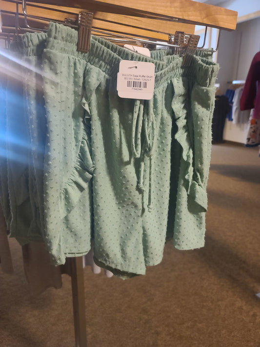 Sage Ruffle Shorts