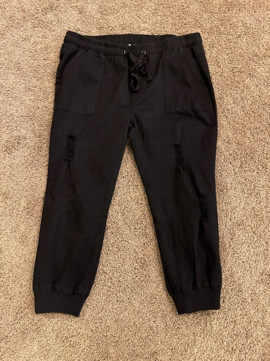 Woven Jogger (Black)