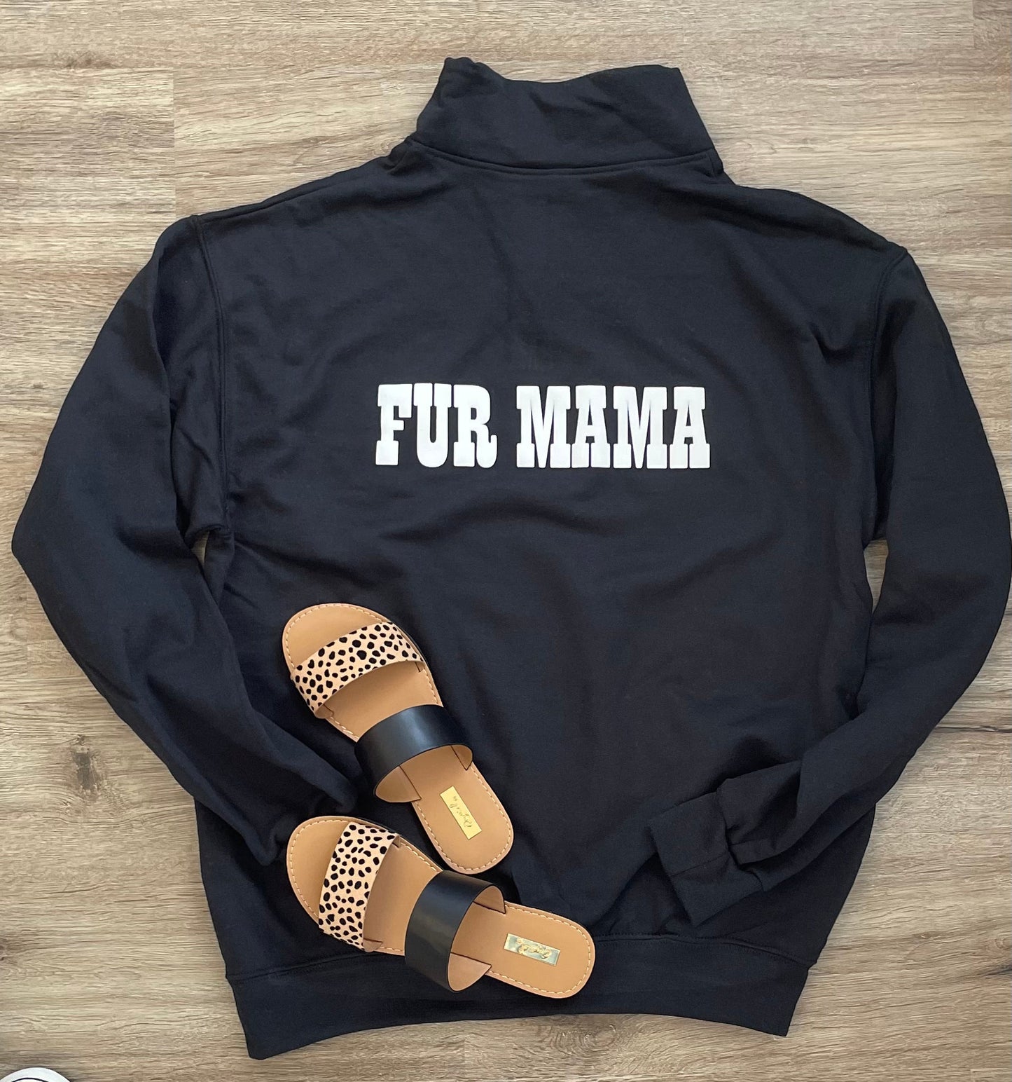 WS Fur Mama Quarter Zip Pullover PREORDER